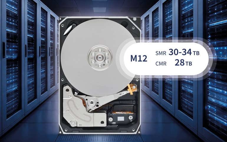 Toshiba Begins Sampling of 30-34 TB SMR Nearline Hard Disk Drives