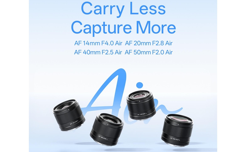 Viltrox Brings Its Full-Frame Air Series to L-Mount with Four Compact Prime Lenses