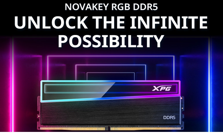 XPG Unveils the World’s First Infinity Mirror Gaming Memory NOVAKEY RGB DDR5