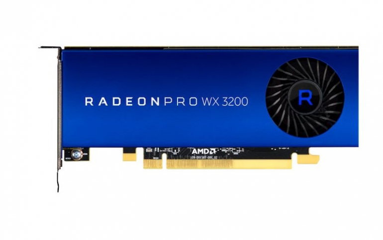 AMD Radeon Pro WX 3200 Professional Graphics Card Costs Less Than $200
