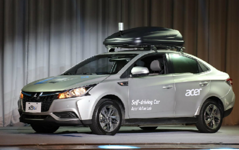Acer to Start Testing Driverless Cars in Taiwan