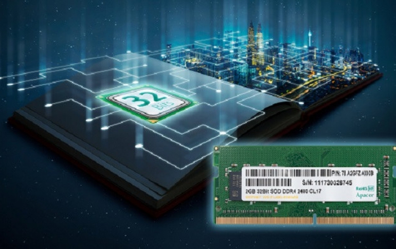 Apacer Launches First 32-Bit DDR4 SODIMM Compatible With ARM-based Systems
