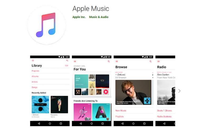 Apple Music Now Available on Android Tablets