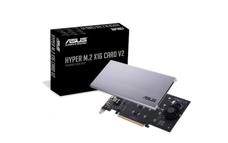 ASUS Releases the Hyper M.2 x16 V2 NVMe RAID Card