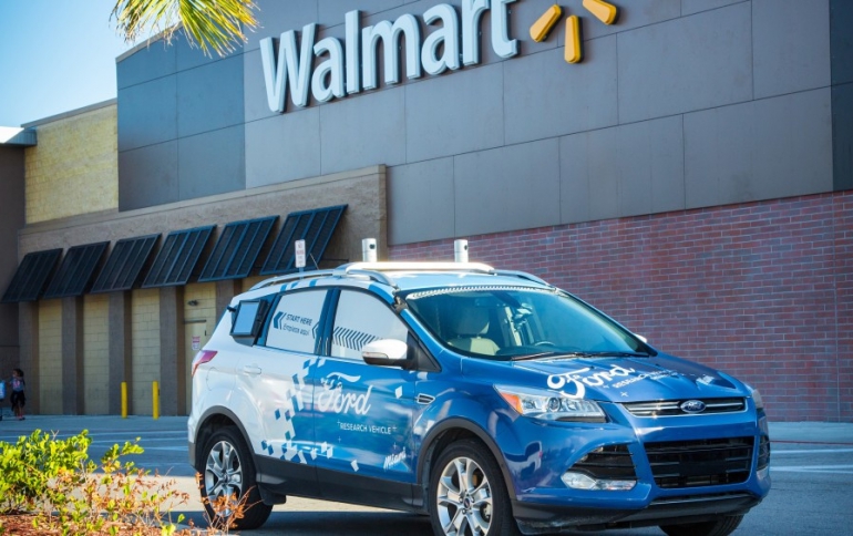 Walmart and Ford to Test Grocery Delivery with Self-Driving Cars