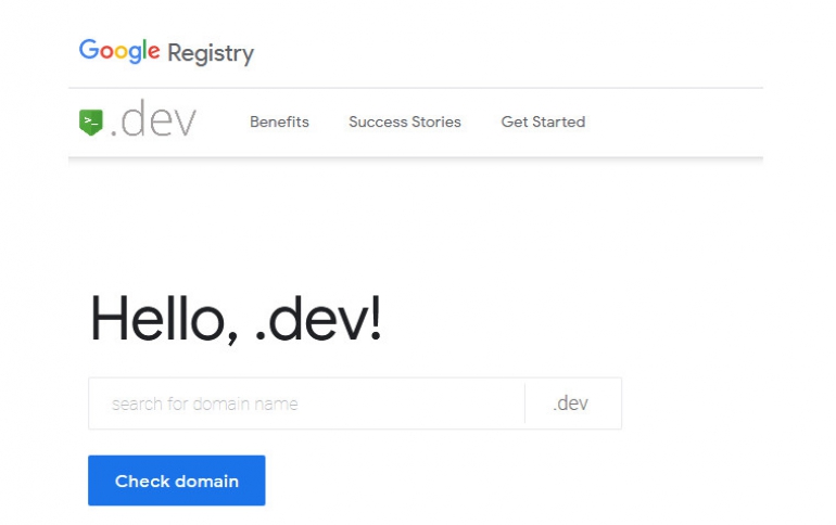 Google Announced New .dev Top-level Domain