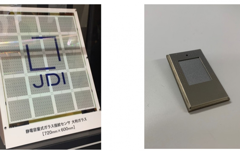 Japan Display Starts Production of Capacitance Type Glass Fingerprint Sensors