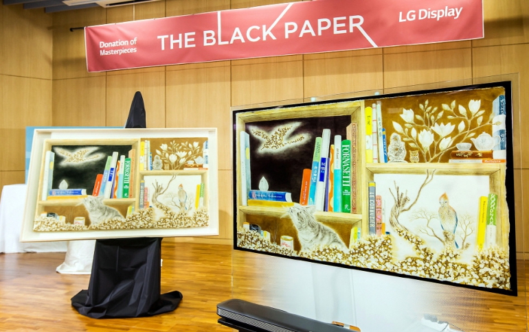 LG Display Presents Digital Masterpieces Through Its OLED TVs