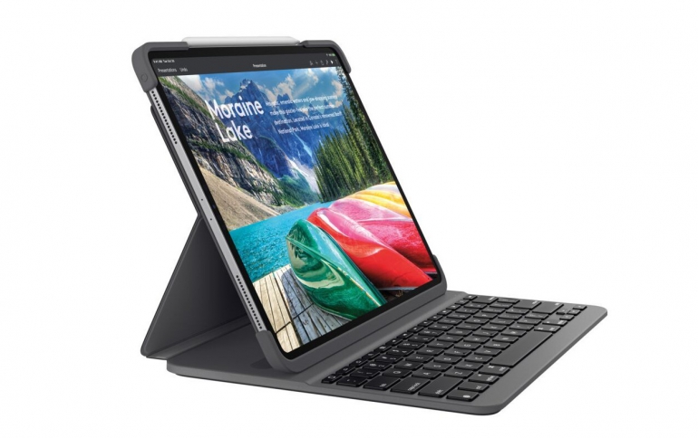 Logitech SLIM FOLIO PRO Case Offers a Laptop-like Typing Keyboard to the iPad Pro