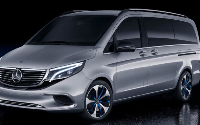 Mercedes Debuts All-electric Concept EQV Van
