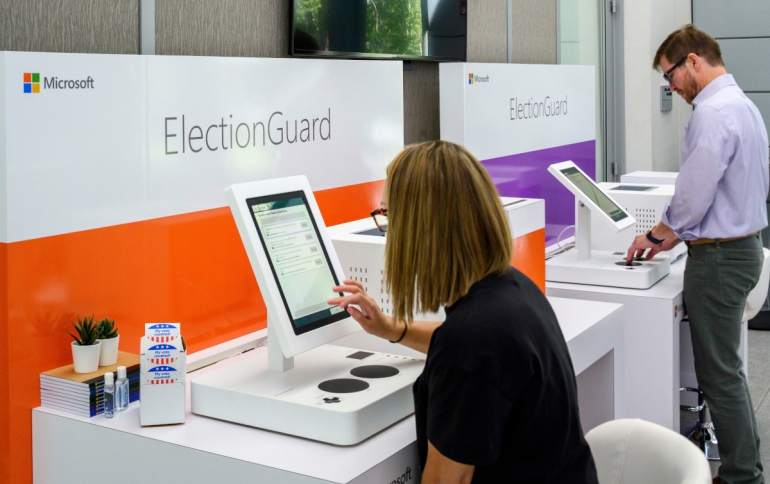 Microsoft Demonstrates the ElectionGuard Voting System