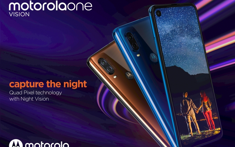 New Motorola One Vision Smartphone Packs Advanced Photography Features