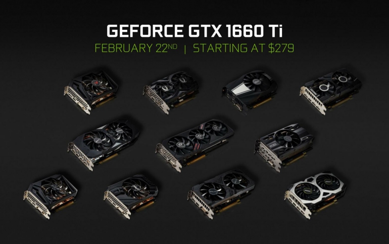 New NVIDIA GeForce GTX 1660 Ti Brings Turing Shaders to the Mainstream Market, Starting at $279
