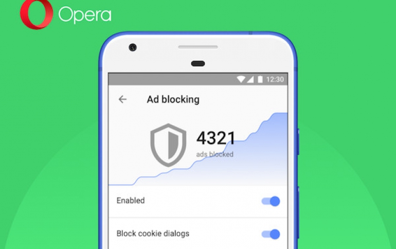 Opera Browser for Android Blocks GDPR Cookie Dialogs