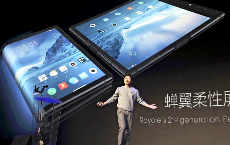 No Huawei or Samsung. World's first Foldable Smartphone Unveiled by Chinese Royole