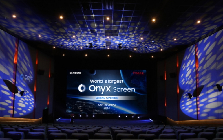 Samsung Unveils 14-Meter-Wide Onyx Cinema LED Screen at Beijing Capital Cinema   China