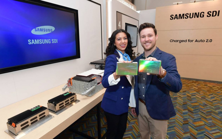 Samsung SDI to Showcase Latest EV batteries at Detroit Auto Show