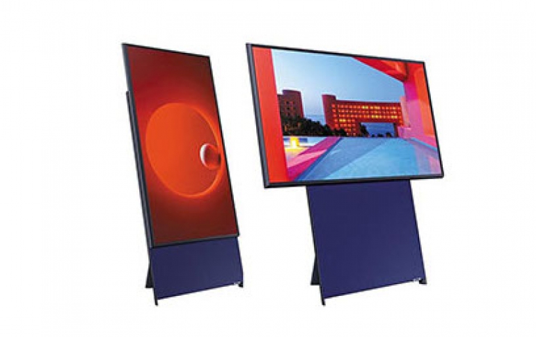 Samsung Develops a Vertical TV For Smartphone Addicts