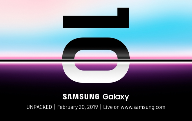 Samsung to Unpack the Galaxy S10 on February 20 