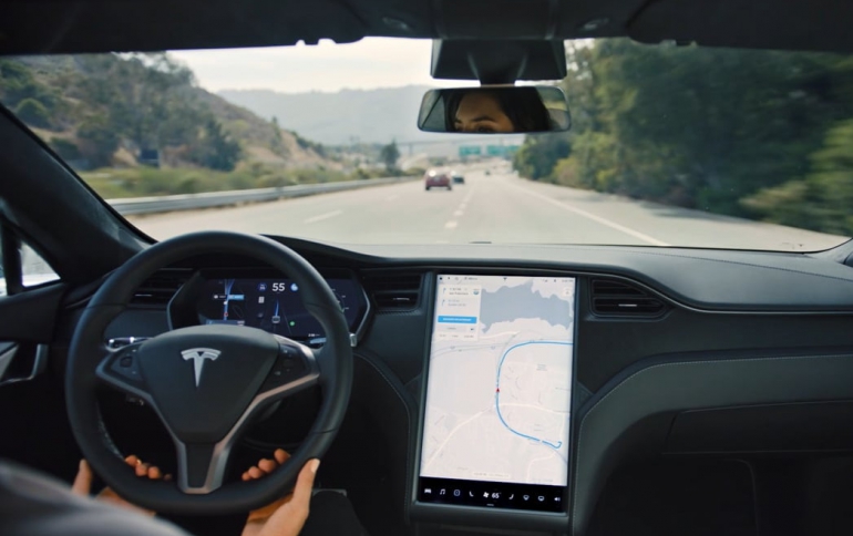 Tesla Teases With New Emergency Braking System