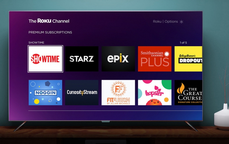 Roku Adds Premium Subscriptions to The Roku Channel