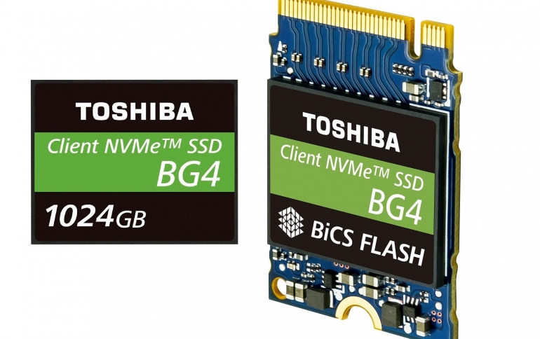 Toshiba Unveils 1TB Single Package PCIe Gen3 x4L SSDs with 96-Layer 3D Flash Memory