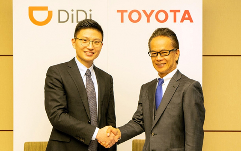Toyota to Invest $600 Million in Chinese Ride-Hailing Giant Didi