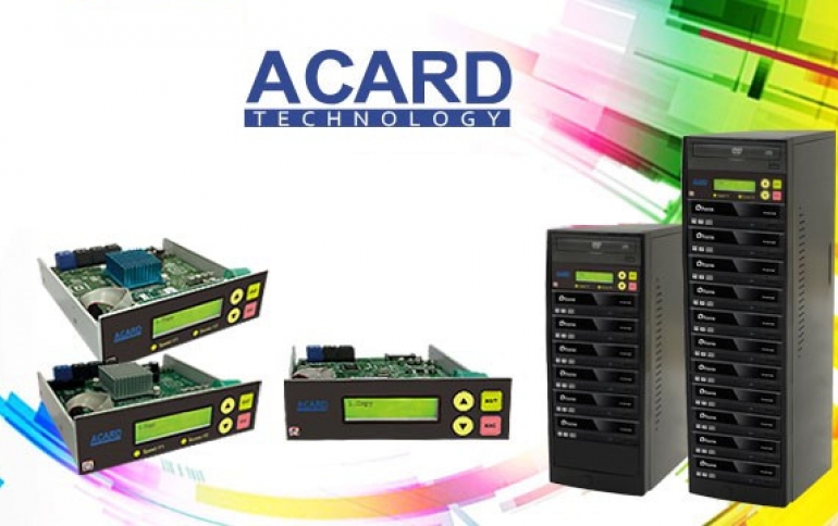 Vinpower Acquired Rights and IP’s Related to ACARD Technology’s Duplication Products