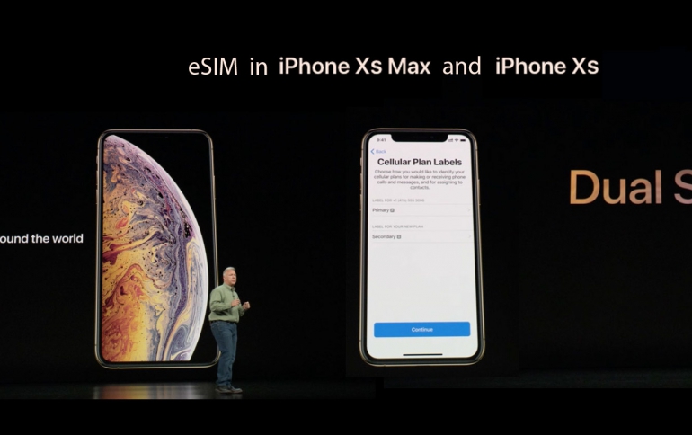 AT&T Now Supports eSim  for iPhone XS and XR