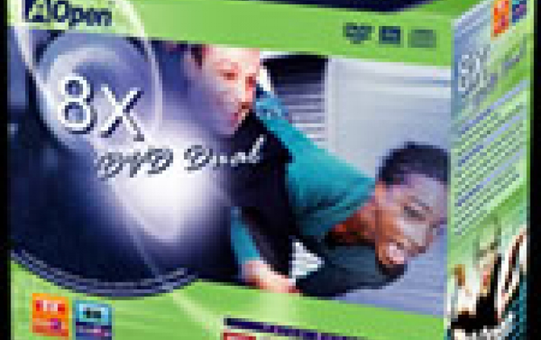 AOpen releases 8x multiformat DVD burner