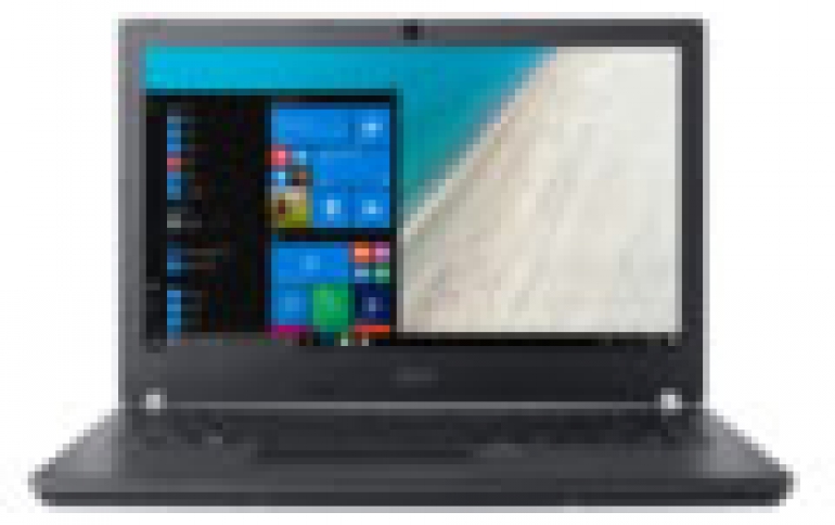 New Acer TravelMate P4 Notebooks Offer Security, Power and Practical Features