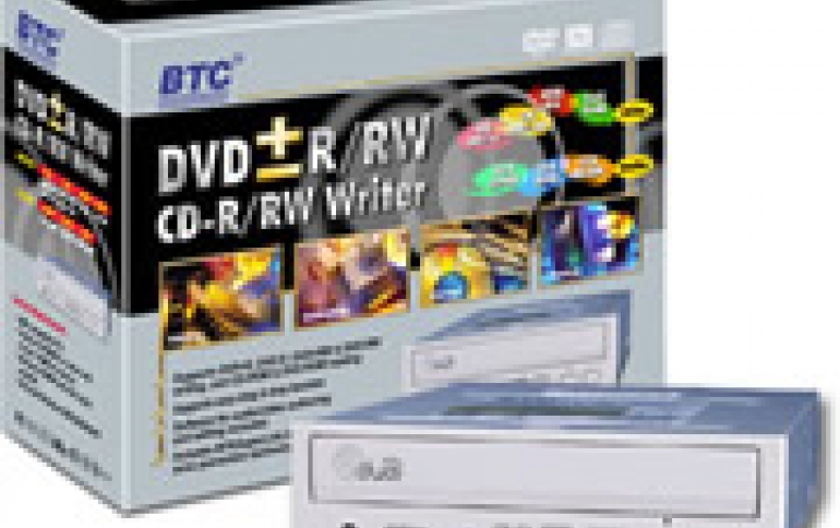 BTC announces 4X DVD dual DVD recorder