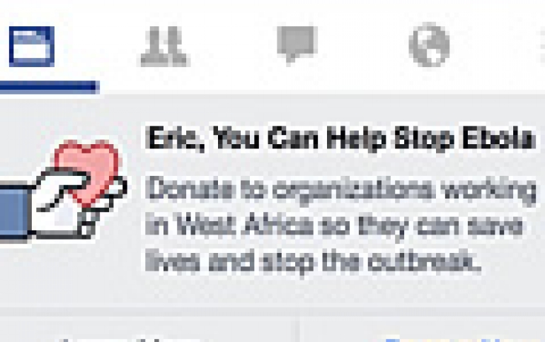 Facebook Announces Initiatives Against Ebola
