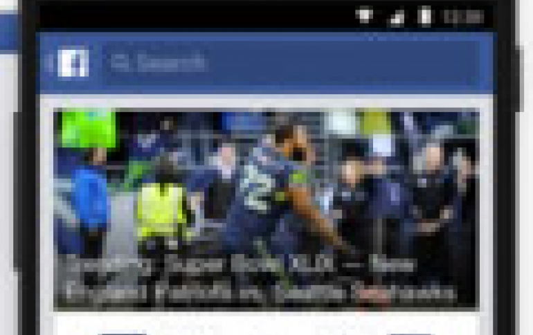 Facebook Intros Trending Super Bowl 