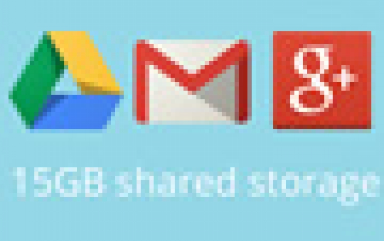 Google Drive Now Gets 15 GB Of Storage