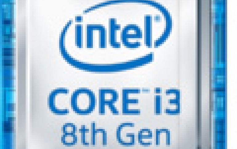 New 8th Gen Intel Core i3 Processor Expands Performance Options for Thin and Light Laptops