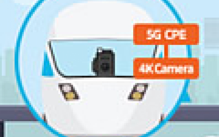 KDDI and Samsung Demonstrate 5G on a Train Moving at 100kmh