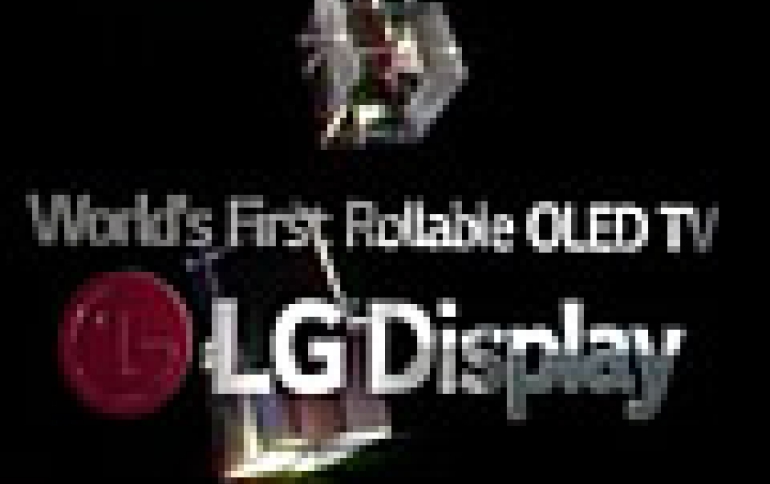CES: LG Display's 65-inch OLED TV Can Roll Up Like a Newspaper
