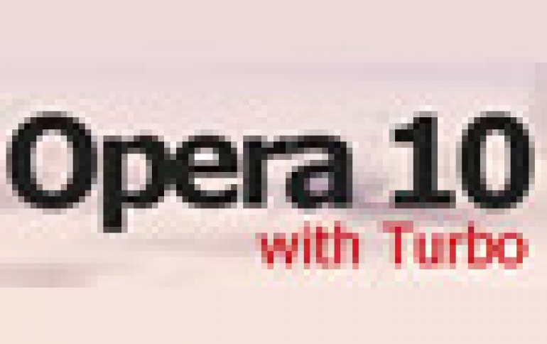 Opera 10 Launches With Turbo Mode