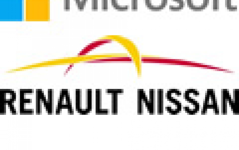 Renault-Nissan and Microsoft Partner to Deliver Connected Car Technologies