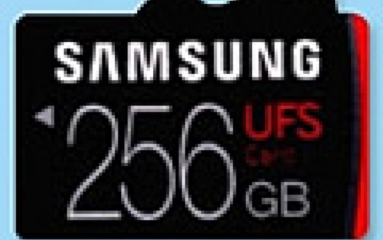 Samsung Offers World's First Universal Flash Storage Removable Memory Cards