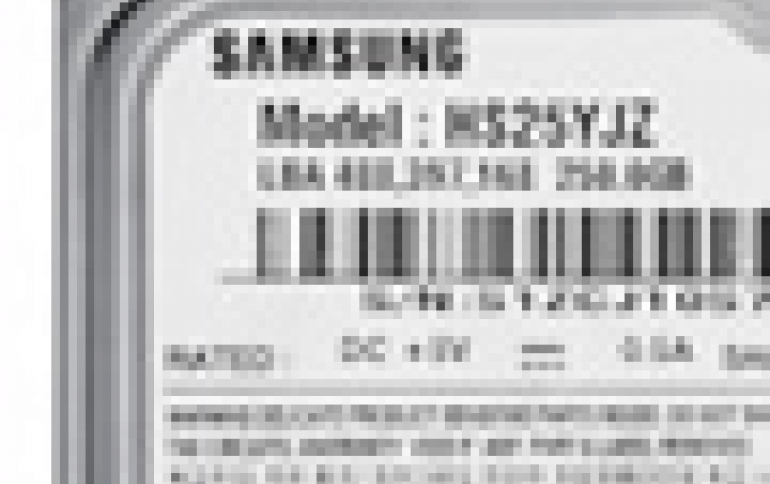 Samsung Introduces 250 Gigabyte 1.8" Hard Drives 