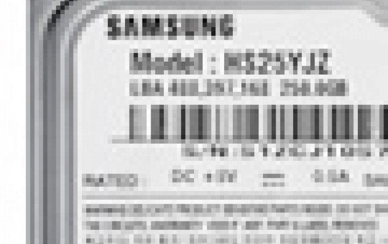 Samsung Announces 640GB 2.5-inch Hard Disk Drive for High-end Mobile PCs