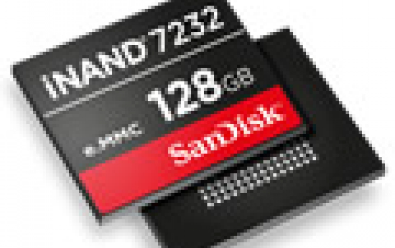 SanDisk Releases High Capacity iNAND 7232 Storage Solution