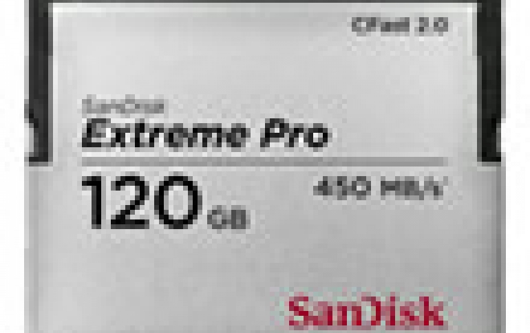 Sandisk Launches First CFAST 2.0 Memory Card