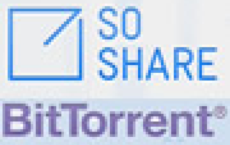Bittorent Releases SoShare For Sharing Large Files