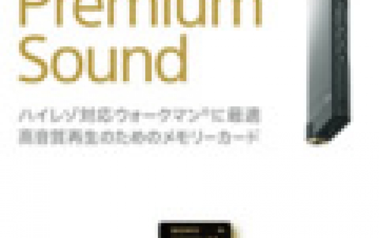Sony Launches Memory Card For Premium Sound