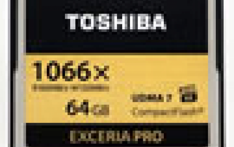 Toshiba to Start Sales of 4K-ready CompactFlash Memory Card, 8Mpx Image Sensor 