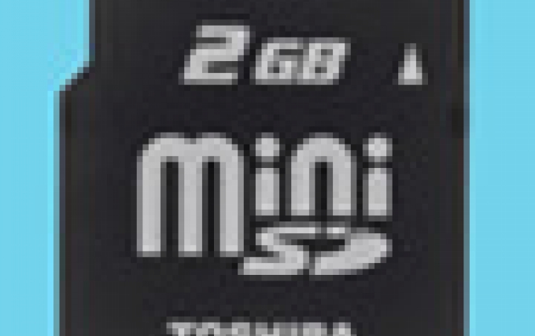 Toshiba's 2GB miniSD Memory Card to Launch in Global Market
