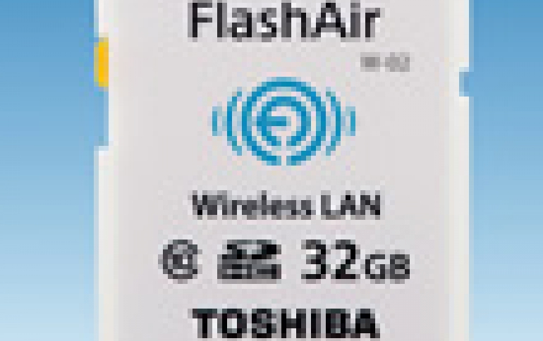 Toshiba Introduces 32 GB FlashAir SDHC Memory Card